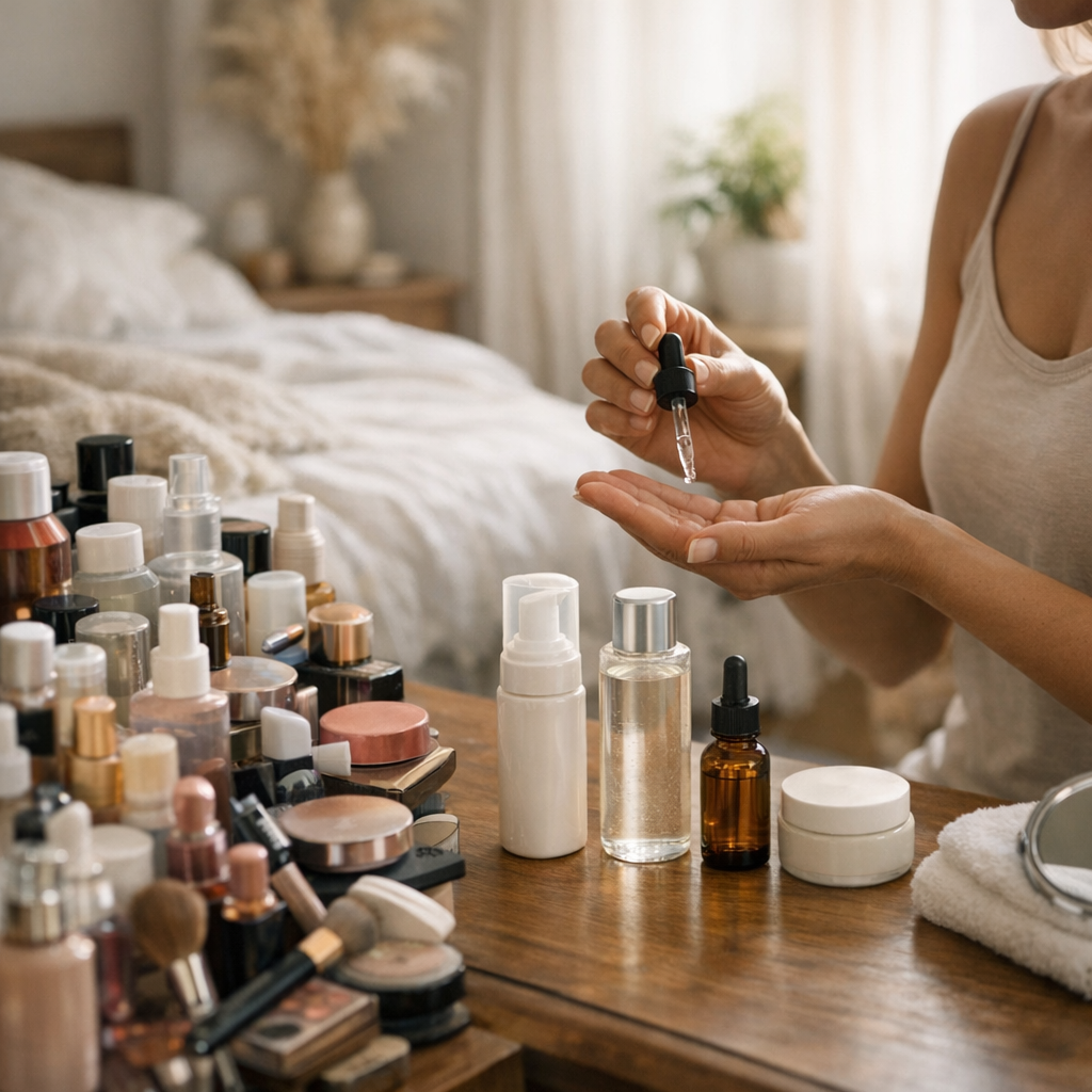 Une routine beauté plus simple, mais adéquate : la méthode en 4 étapes