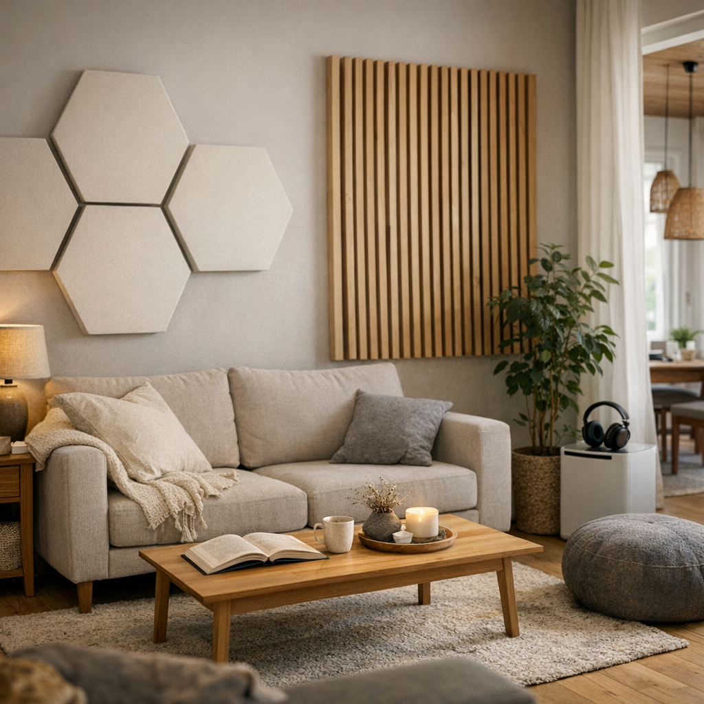 Décoration acoustique : utile, mais rarement suffisante