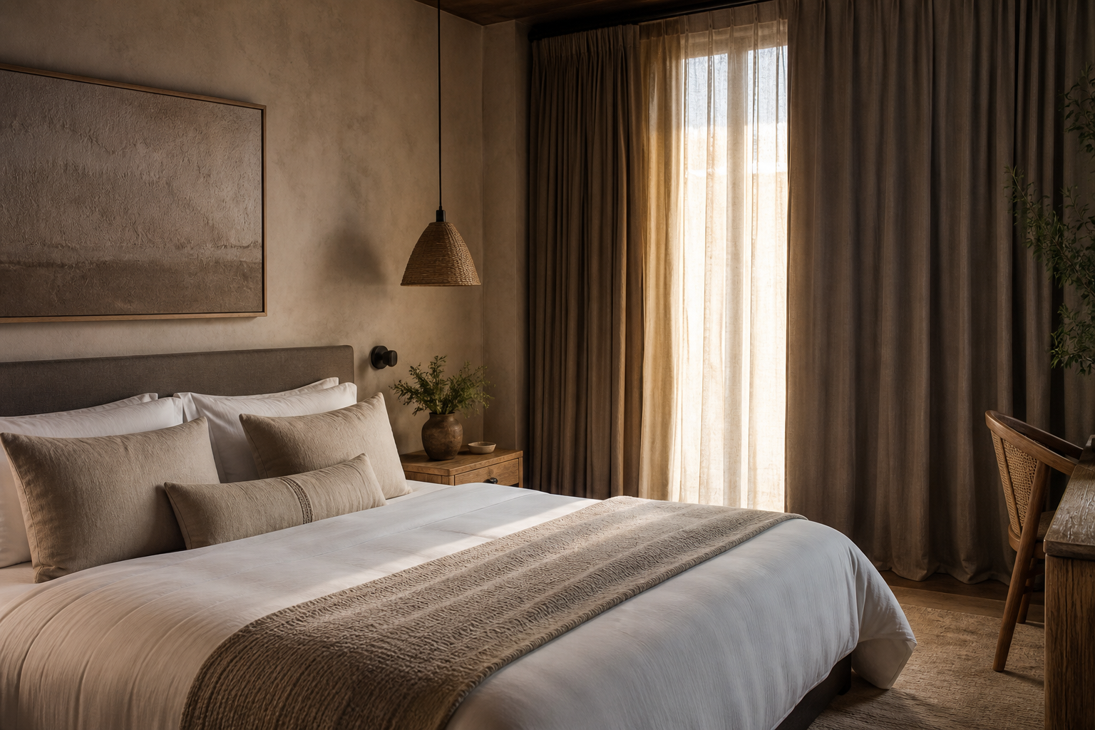 Une chambre d’hôtel reposante se choisit d’abord par le calme