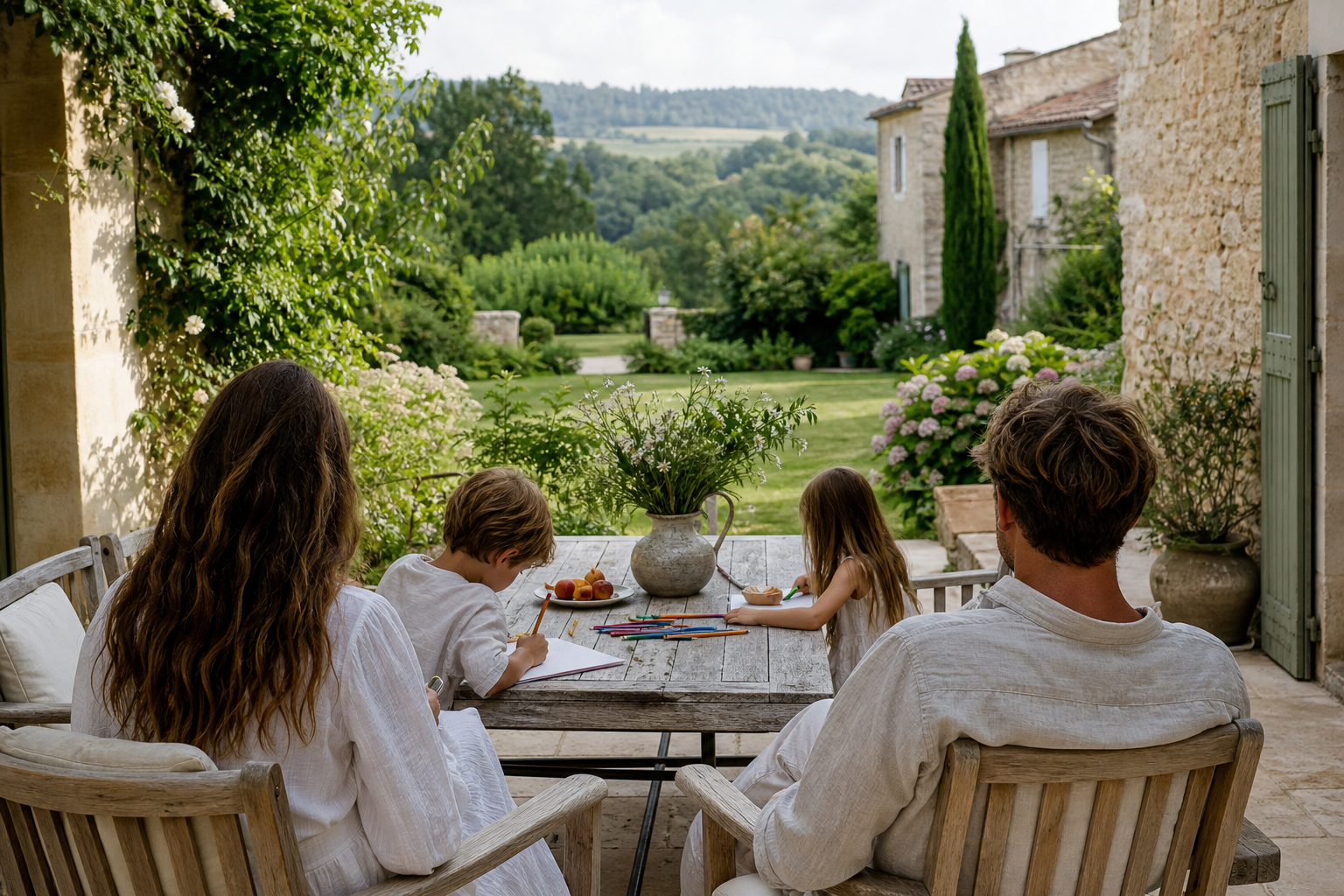 Une escapade famille calme se prépare avec un rythme léger