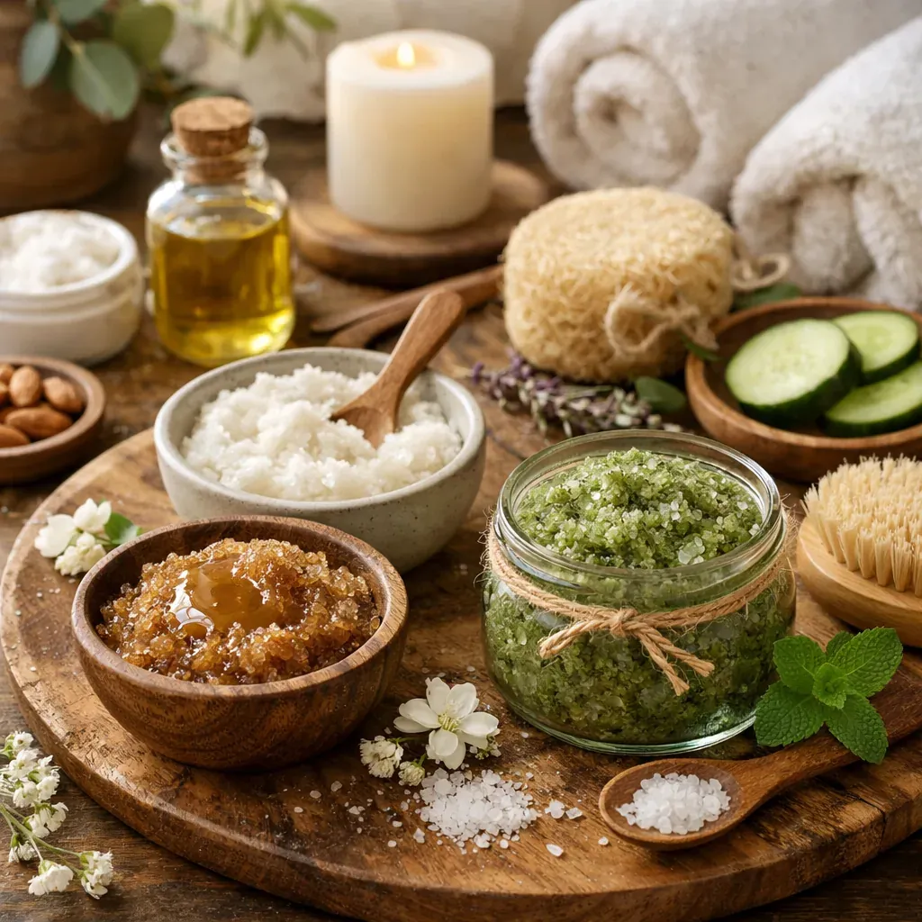 Gommage doux maison : guide ObioSpa pour un quotidien plus doux