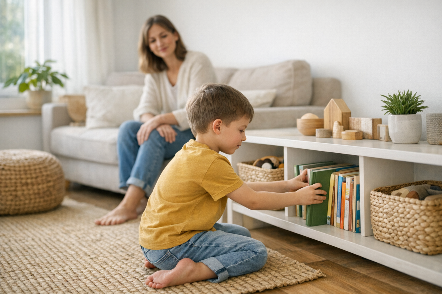 Maison apaisée: vivre l'esprit Montessori au quotidien