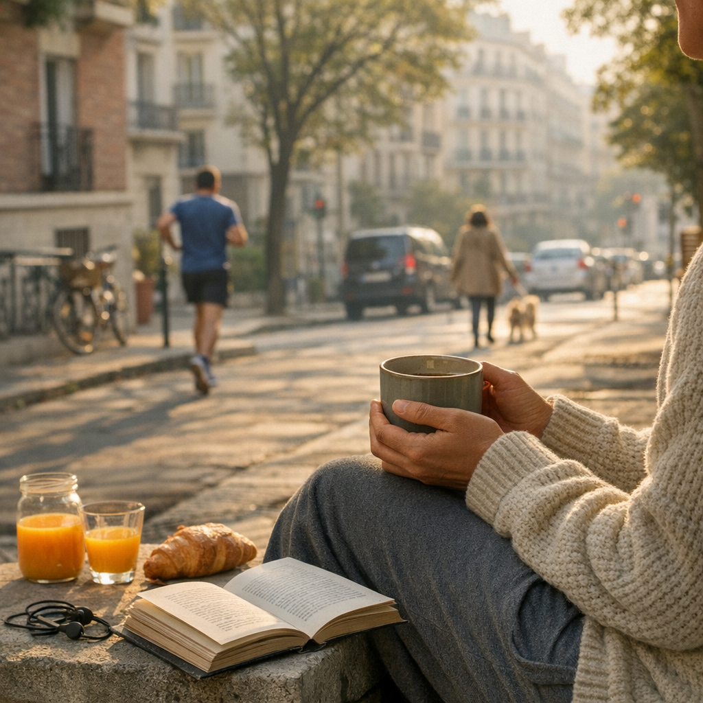Adapter son matin sans téléphone à son quartier