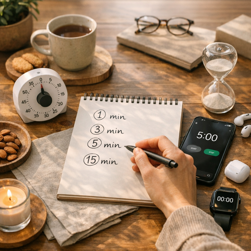 Quelle durée choisir : 1, 3, 5 ou 15 minutes ?