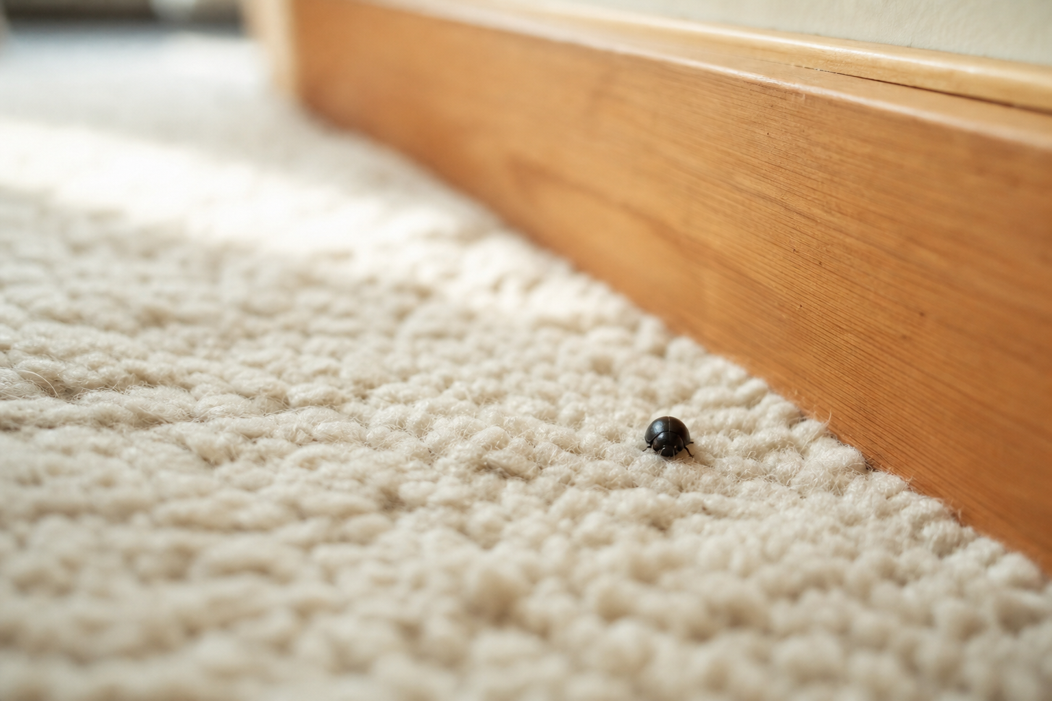 Comment identifier un petit insecte noir rond dans la maison