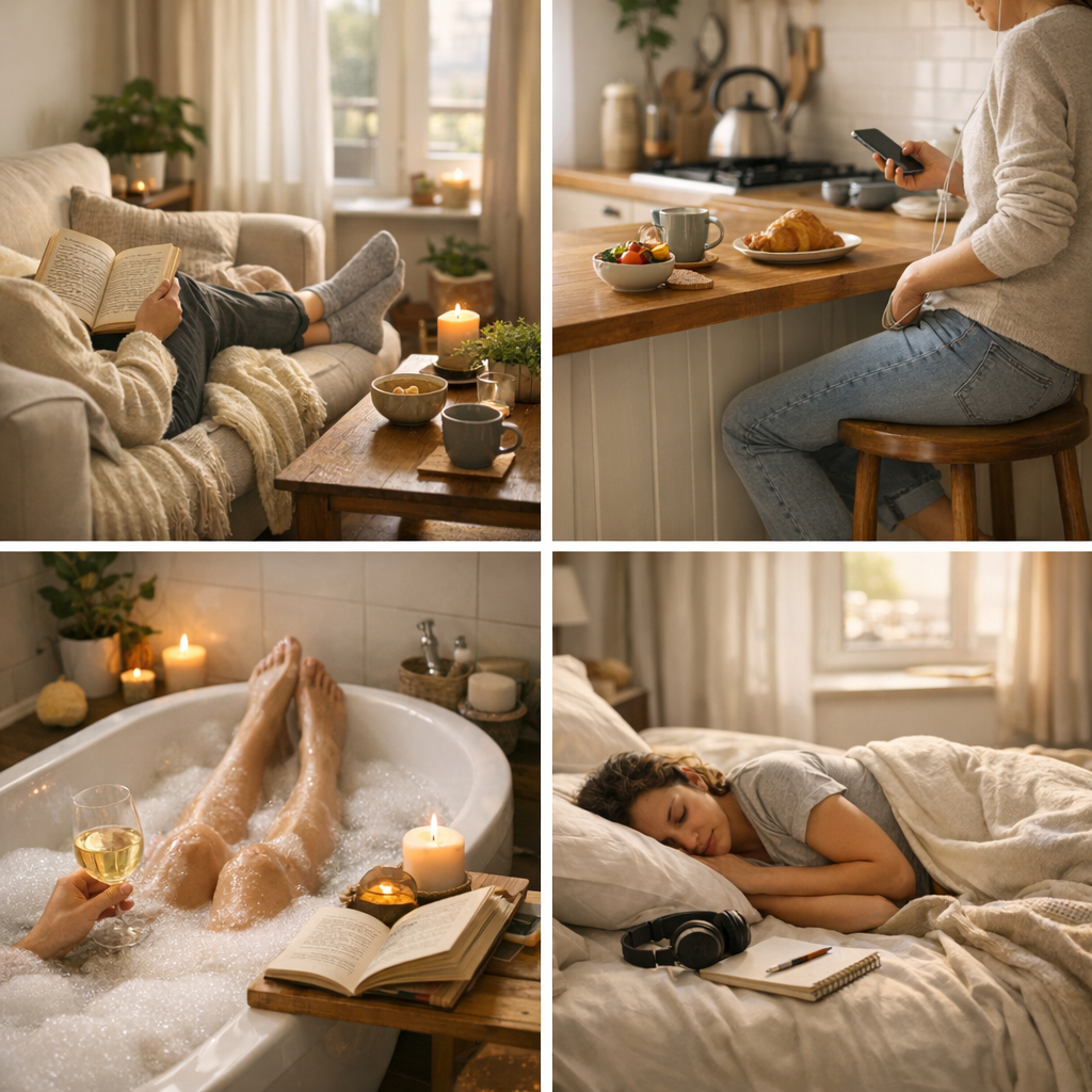 La typologie des pauses selon les pièces de la maison