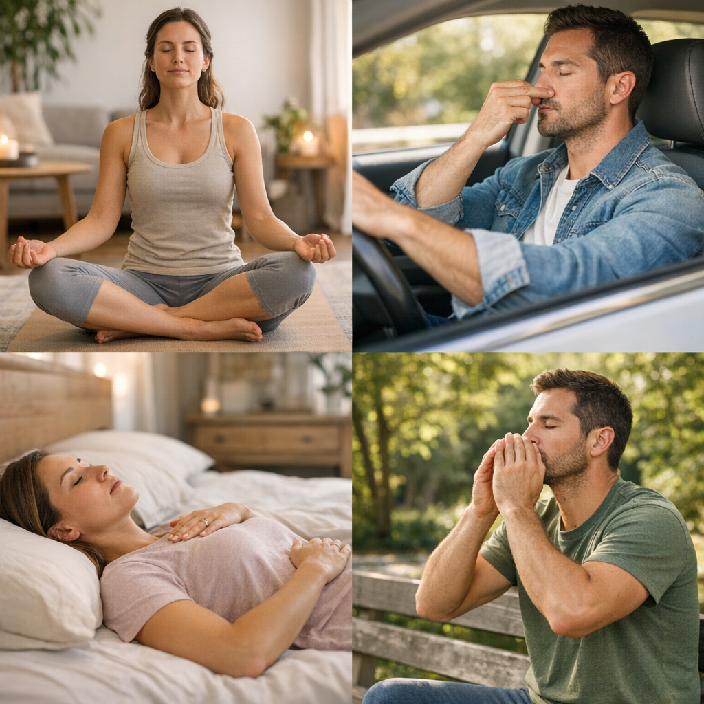4 exercices de respiration relaxation à choisir selon la situation
