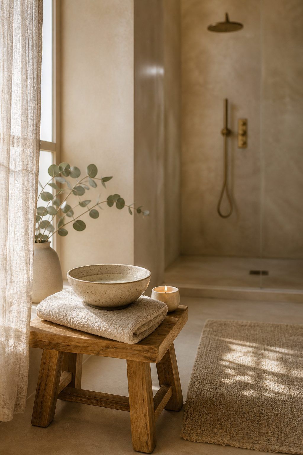 Créer une ambiance spa avec peu d'objets