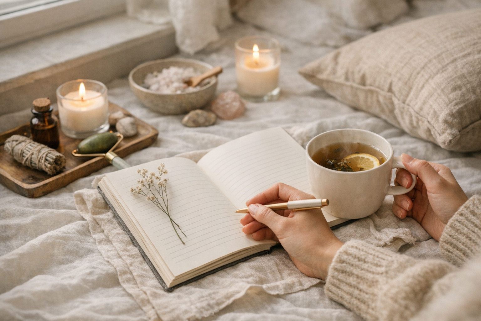 Routine bien-être réaliste pour journées bien remplies