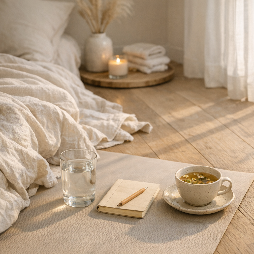 Une routine du matin douce aide à commencer la journée calmement