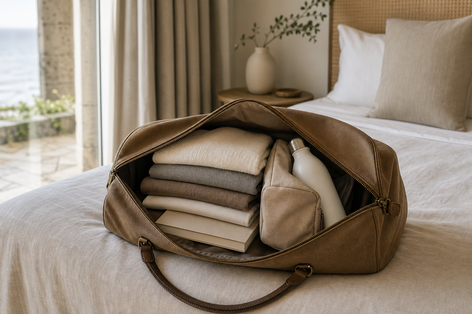 Préparer un sac week-end minimaliste pour voyager léger