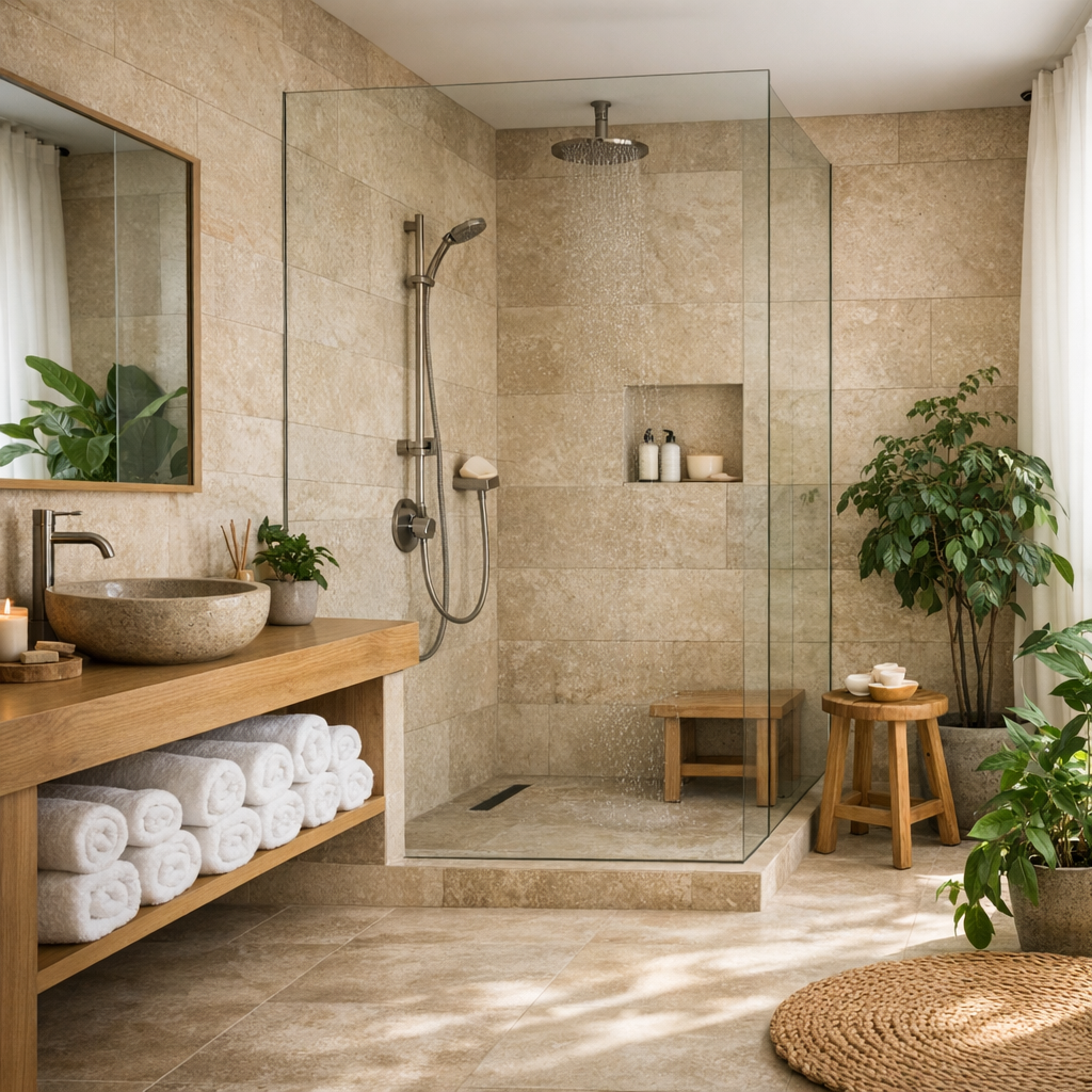 Comment créer une salle de bain spa sans tout refaire ?