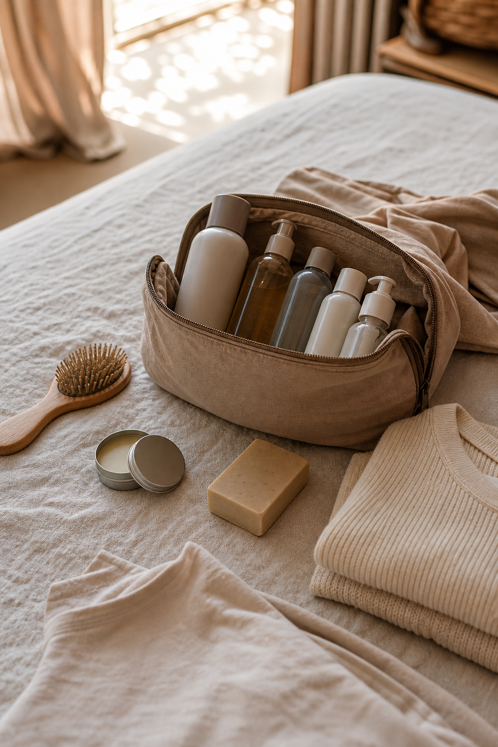 Le voyage léger beauté commence par une trousse réduite